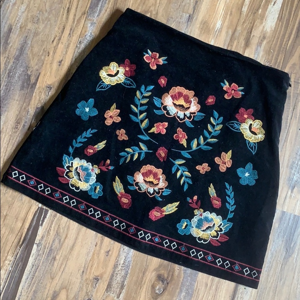 Miami A-Line Floral Skirt